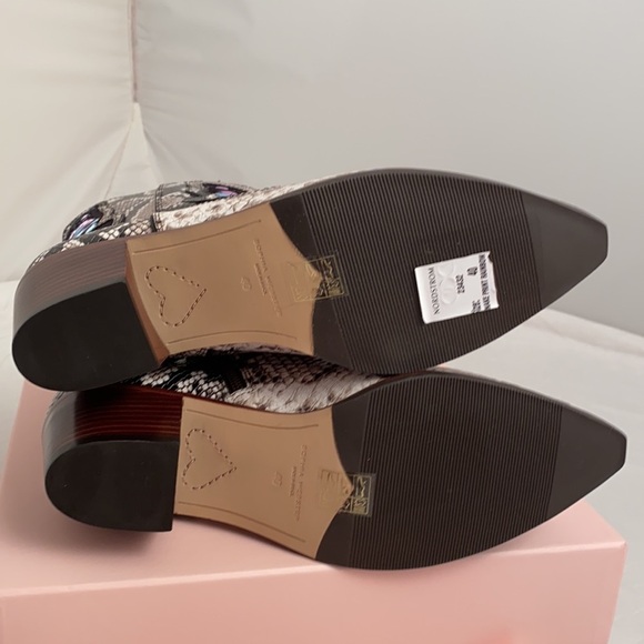 Sophia Webster Shelby black multicolor western leather snakeskin butterfly boots - Picture 6 of 14